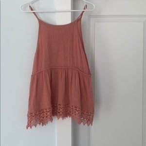 O’neill Pink High Neck Tank Top